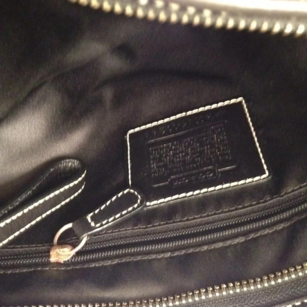 COACH y2k vintage ergo signature SIG C black HOBO BAG